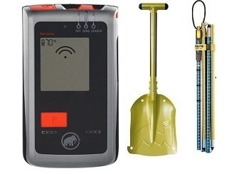 ARVA MAMMUT BARRYVOX EUROPE + PALA SHOVEL TOUR + SONDA PIEPS PROBE ALU 260